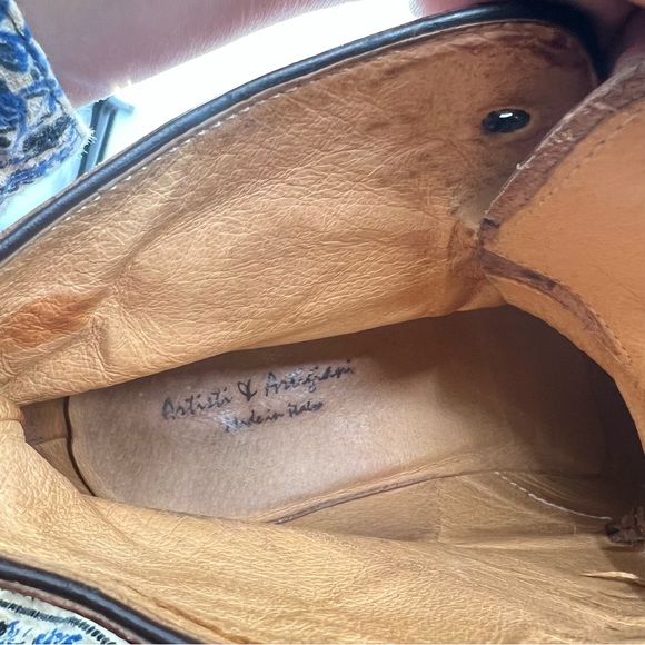 Vero Cuoio genuine leather boot , mens size 8 usa 41 European made in italy - Picture 5 of 6